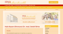 Desktop Screenshot of dr-birke.de