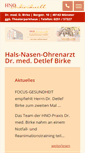 Mobile Screenshot of dr-birke.de